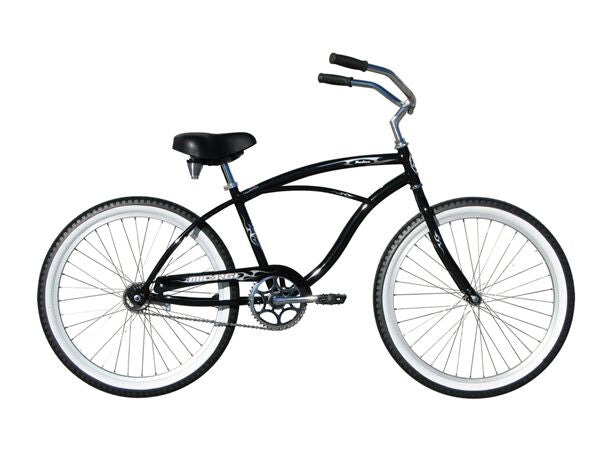 Micargi 24" Cantilever Steel Frame Cruiser w/ Coaster Brake-Black