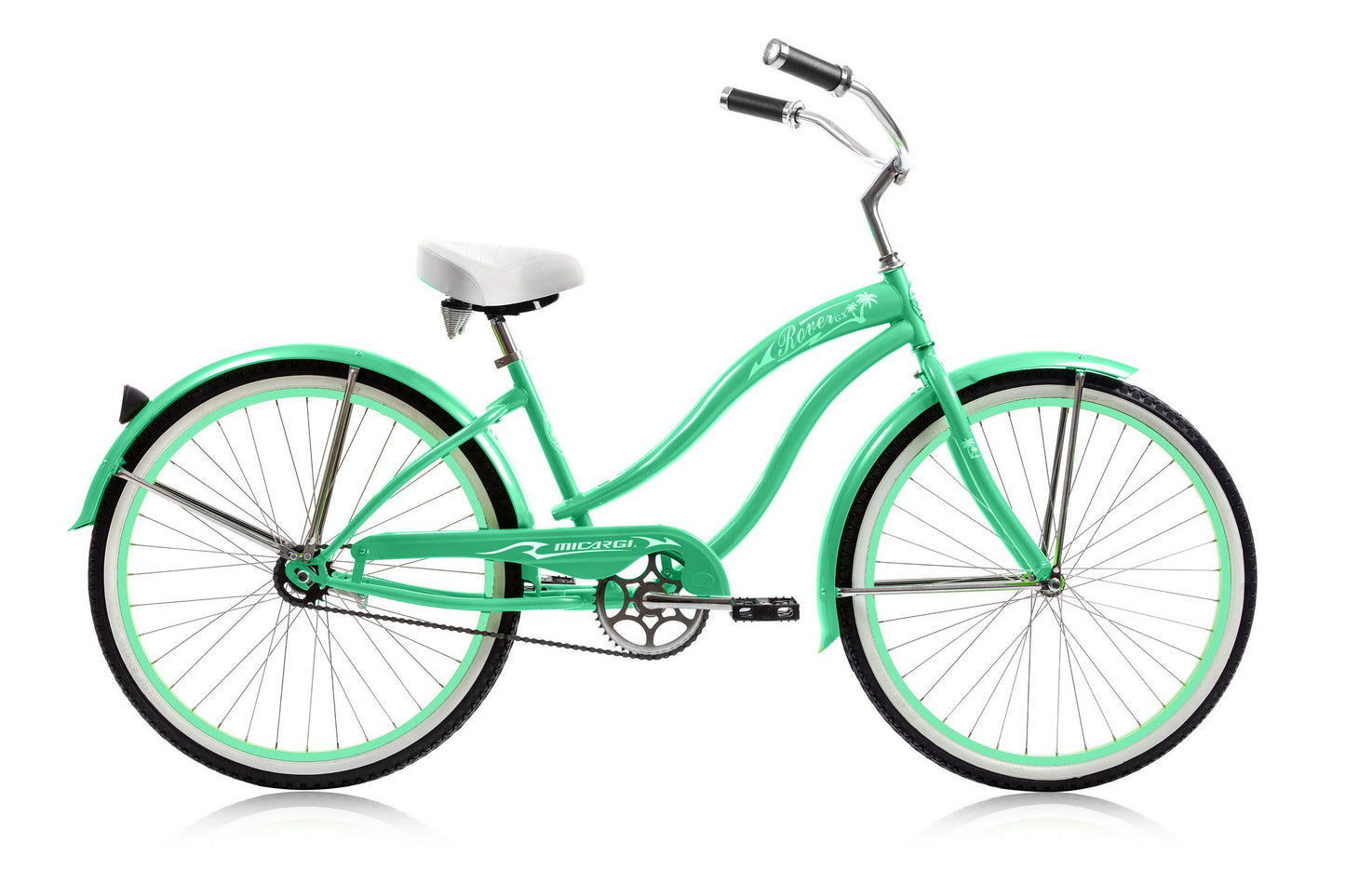 Micargi 26" Large Mono Tube Cruiser w/ Coaster Brake - Mint Green