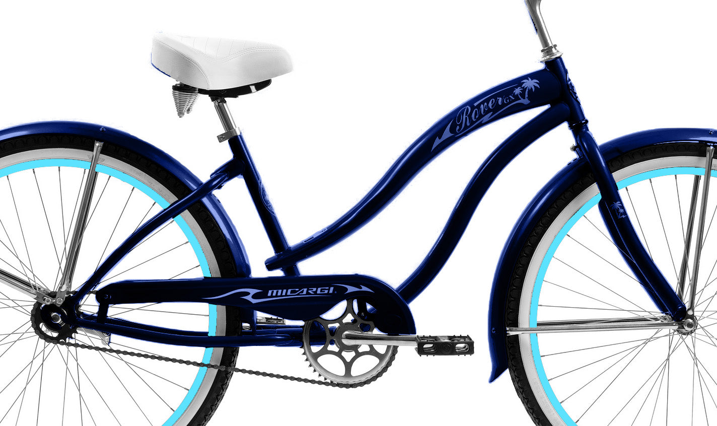 Micargi 26" Large Mono Tube Cruiser w/ Coaster Brake - Dark Blue