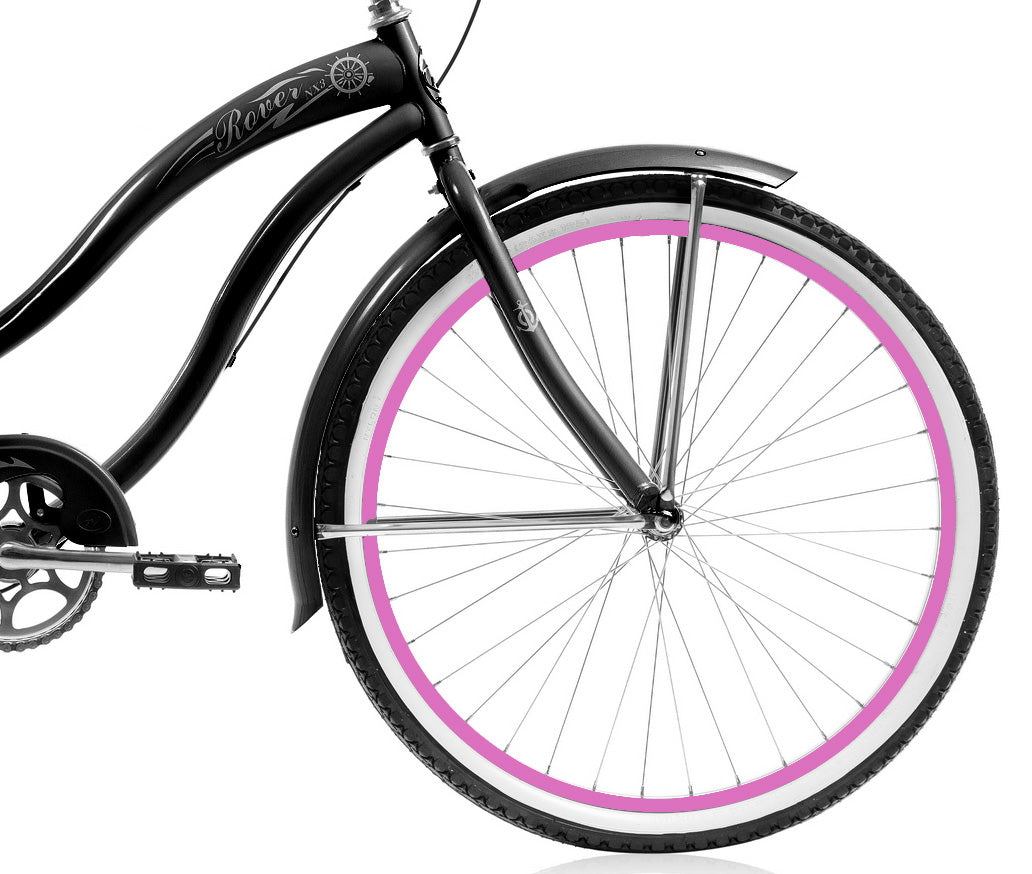 Micargi Rover NX3 26" Large Mono Tube Cruiser w/ Shimano NEXUS INTER 3-Speed Coaster Brake - FBLACK