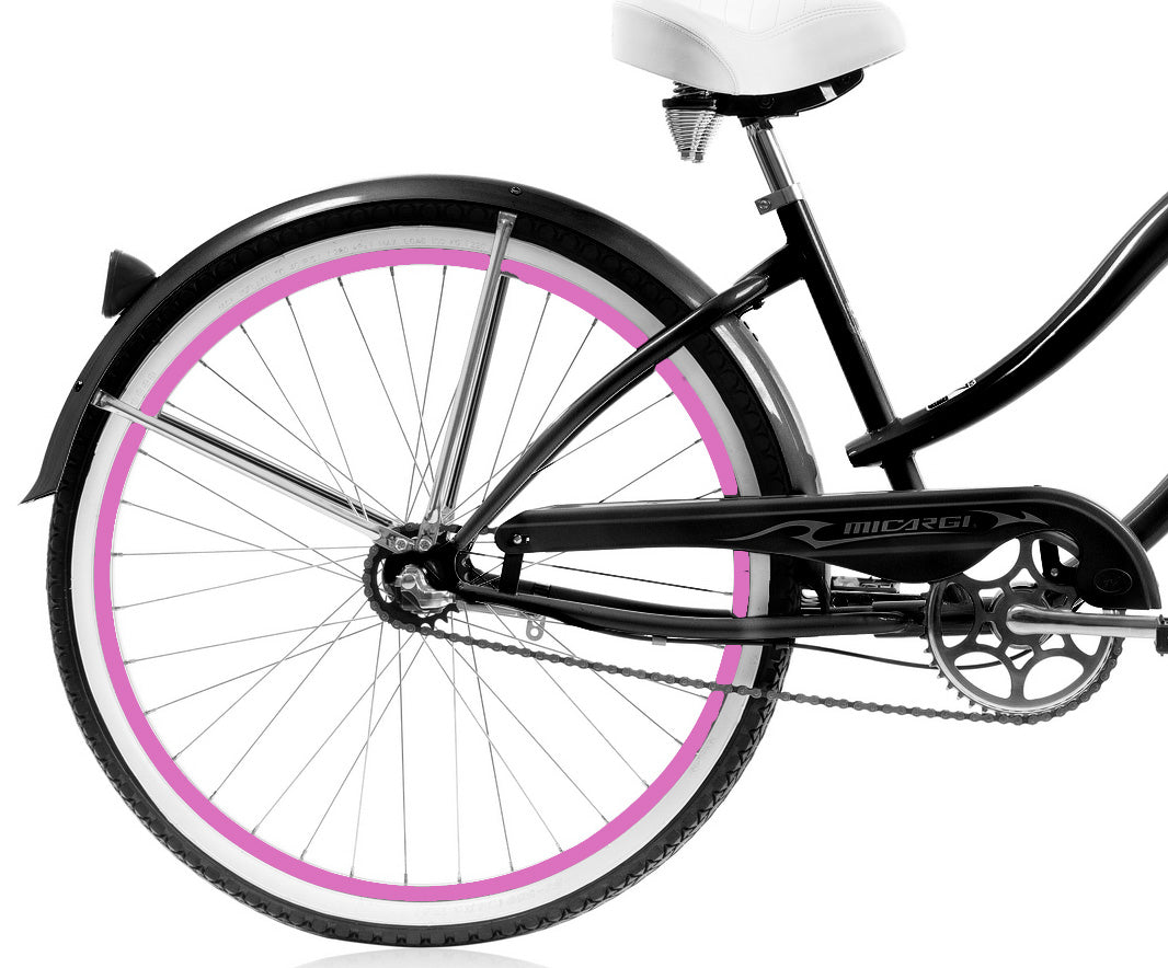 Micargi Rover NX3 26" Large Mono Tube Cruiser w/ Shimano NEXUS INTER 3-Speed Coaster Brake - FBLACK