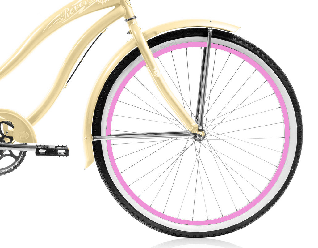 Micargi Rover NX3 26" Large Mono Tube Cruiser w/ Shimano NEXUS INTER 3-Speed Coaster Brake-Vanilla