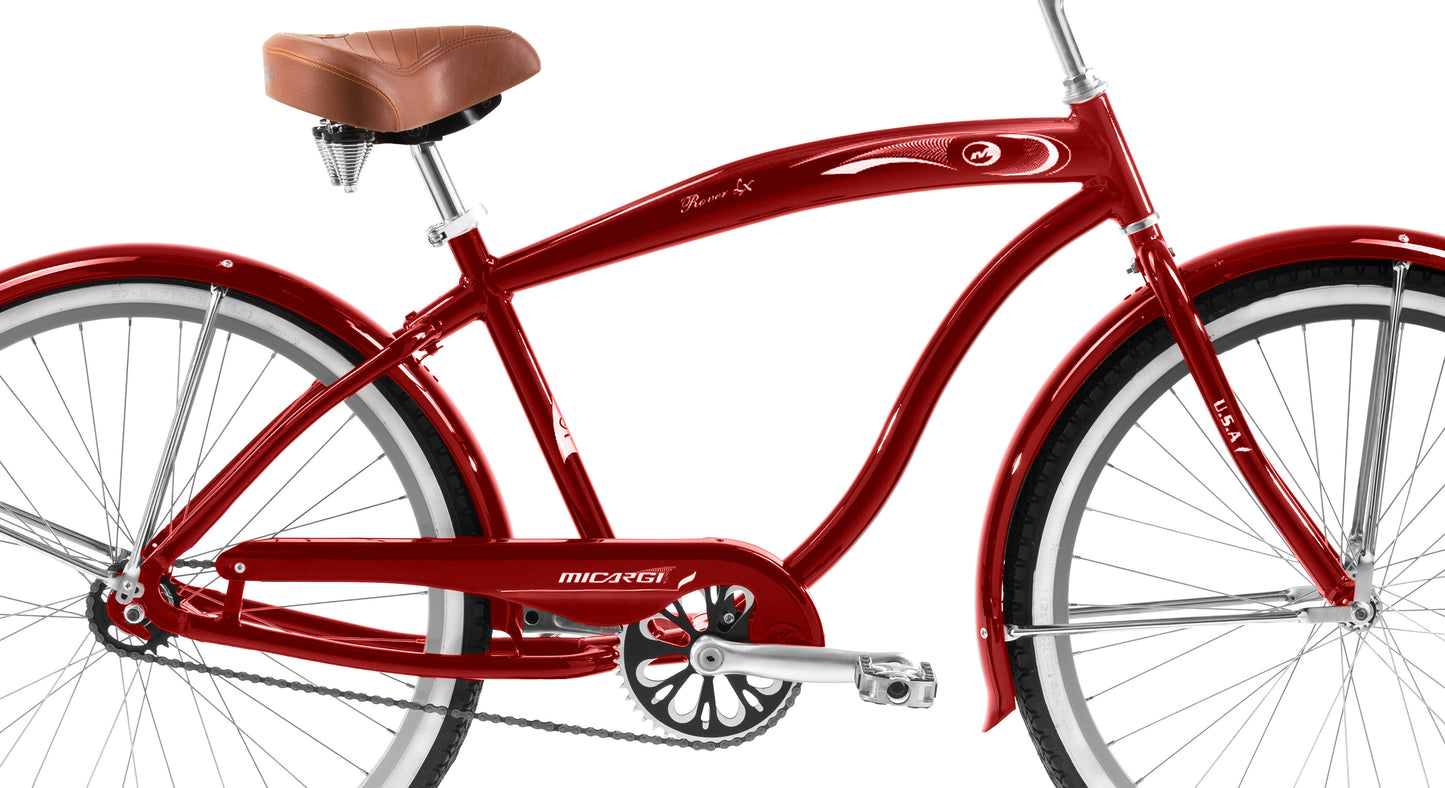 Micargi Rover LX 26" Alloy Large Mono Tube Cruiser Bike | Bike Lover USA