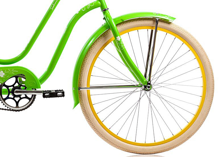 Micargi Sakura 26" Steel frame LADIES cruiser pedal forward w/ Coaster Brake-Green