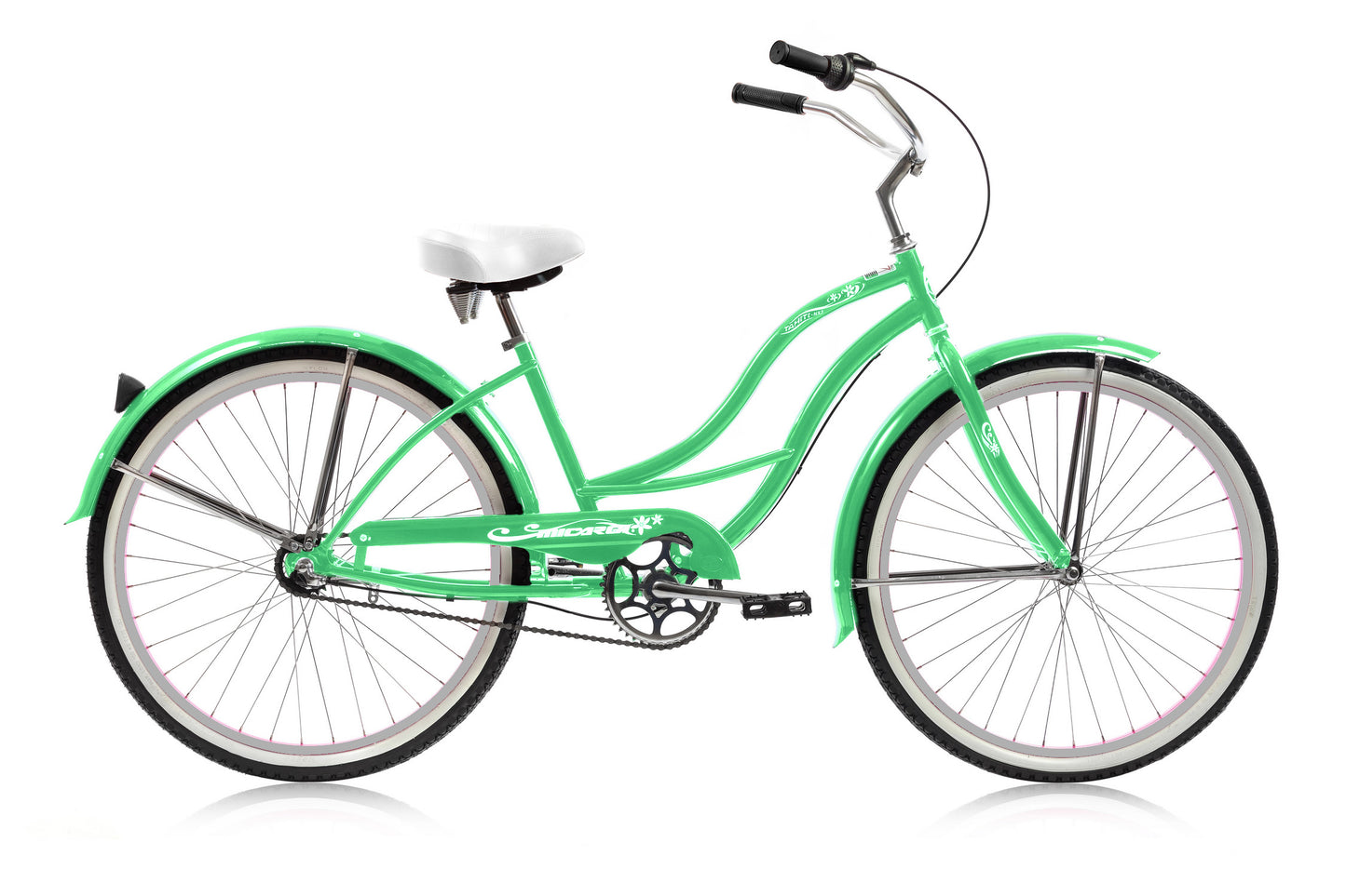 Micargi 26" Cantilever Steel Frame Cruiser w/ Shimano NEXUS INTER 3-Speed Coaster Brake - Mint Green