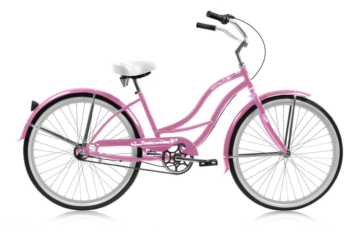 Micargi 26" Cantilever Steel Frame Cruiser w/ Shimano NEXUS INTER 3-Speed Coaster Brake - Pink