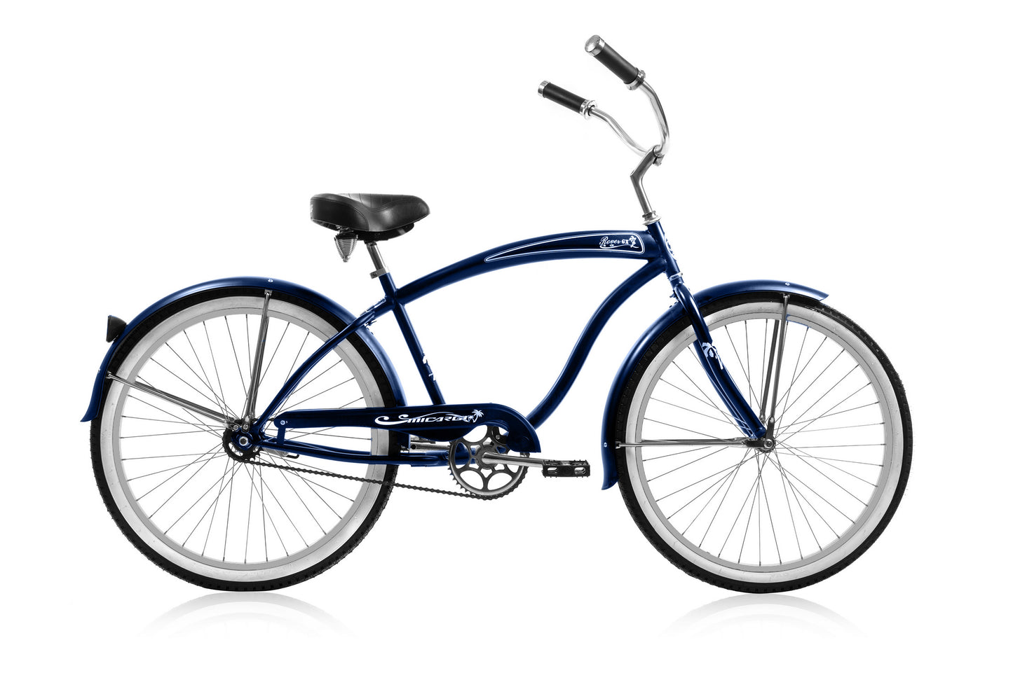 Micargi 26" Large Mono Tube Cruiser w/ Coaster Brake-Navyblue