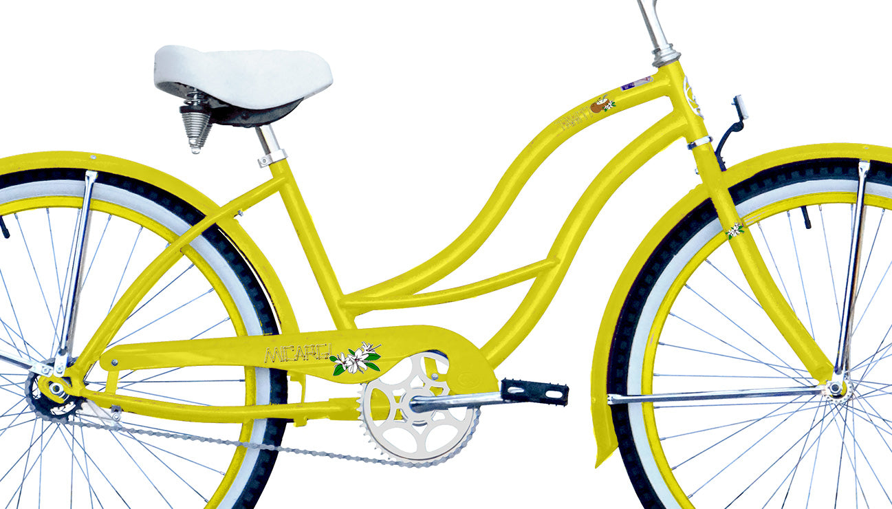 Micargi 26" Cantilever Steel Frame Cruiser w/ Coaster Brake-Yellowyellow