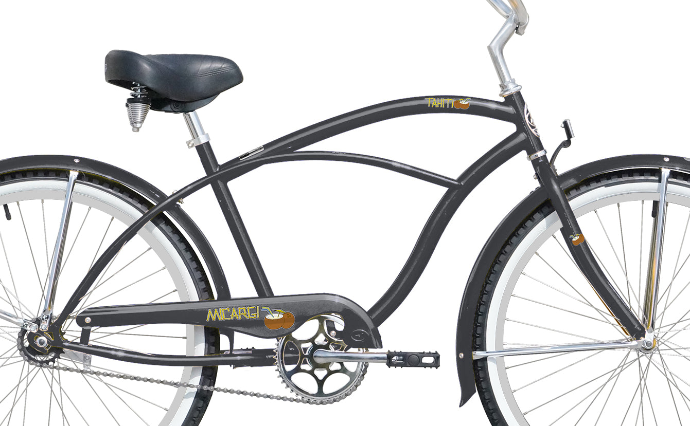 Micargi 26" Cantilever Steel Frame Cruiser w/ Coaster Brake-Faintgrey