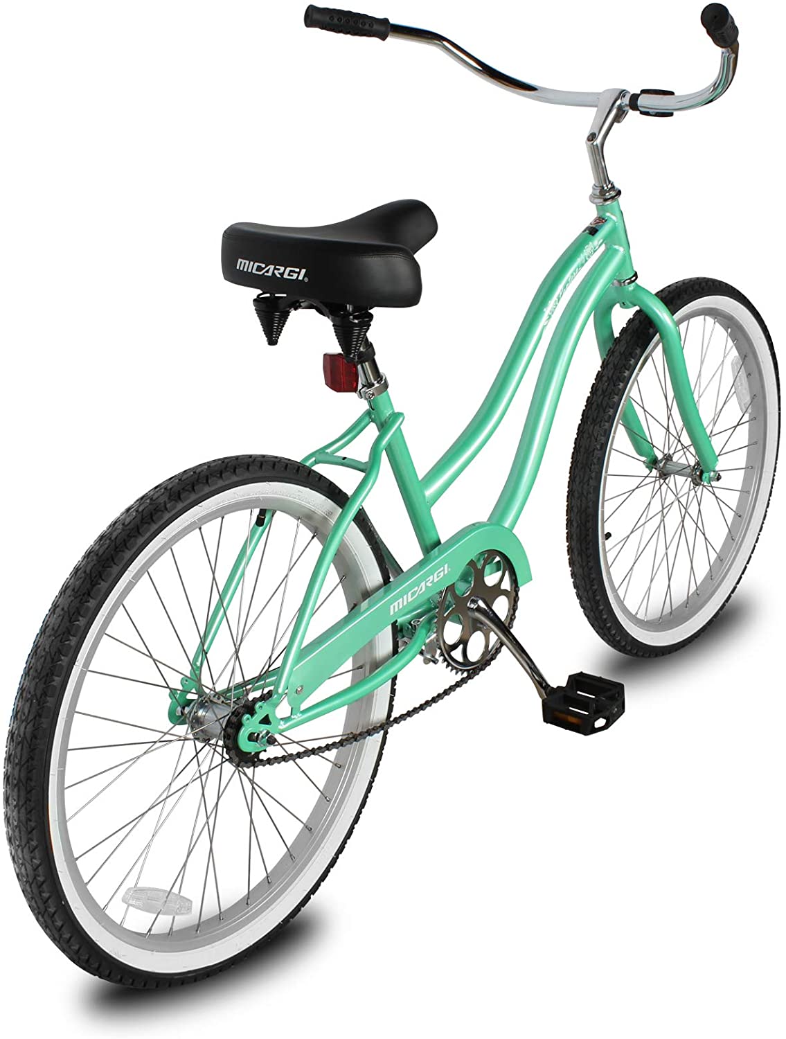 Micargi 24" Cantilever Steel Frame Cruiser w/ Coaster Brake-Mintgreen