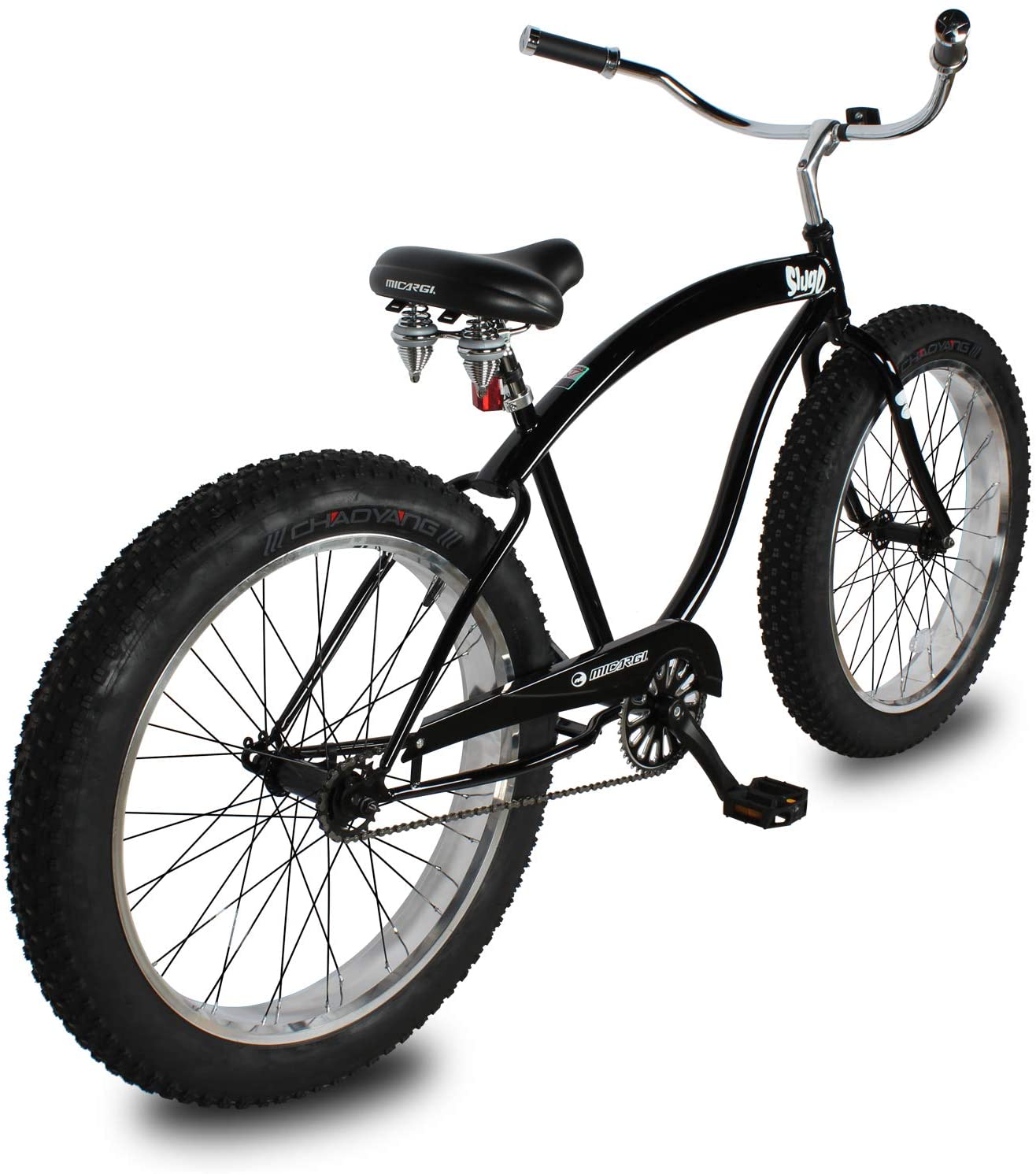 Micargi SLUGO-B 26" Large Mono Tube Cruiser Bike | Fat Tire Bike | Bike Lover USA