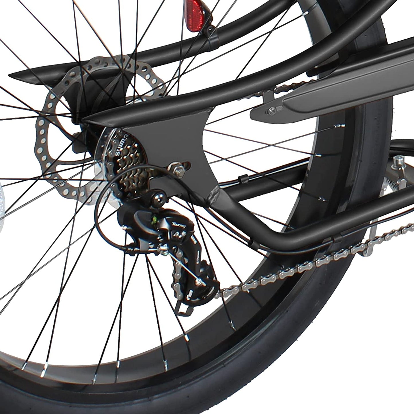 Micargi VANCOUVER 7 Micargi 26" Stretch Cruiser Bike | Fat Tire Bike | Bike Lover USA