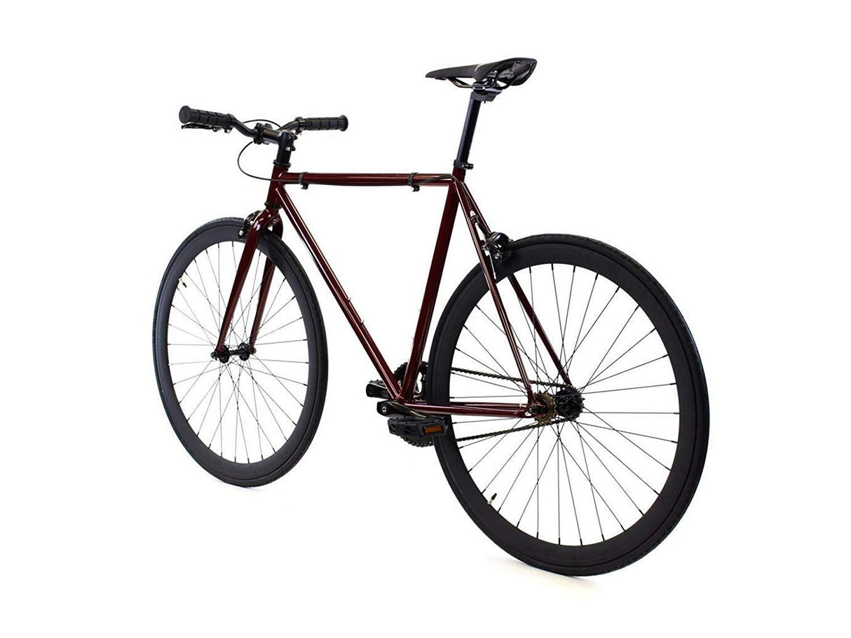 Golden Cycles GC-Redrum Single Speed Road Bike Steel Frame 700c Wheels Flip-Flop Hub