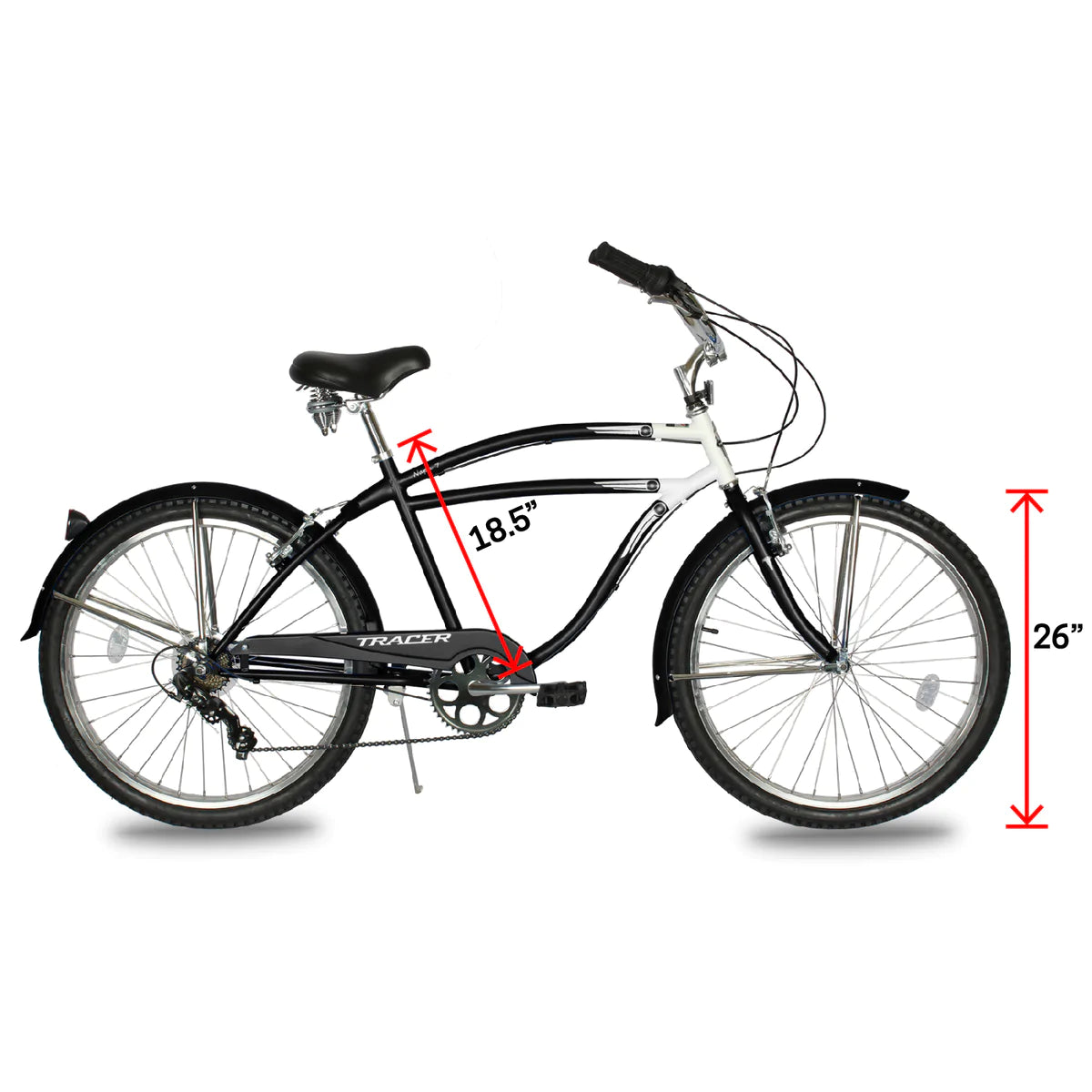 Tracer Napa Cruiser Bike 7 Speed for Men