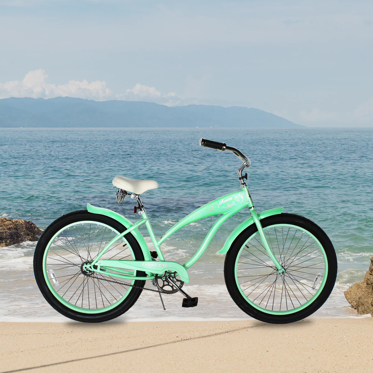 Tracer AVERA-F 26" Beach Cruiser Bike Single Speed for Women