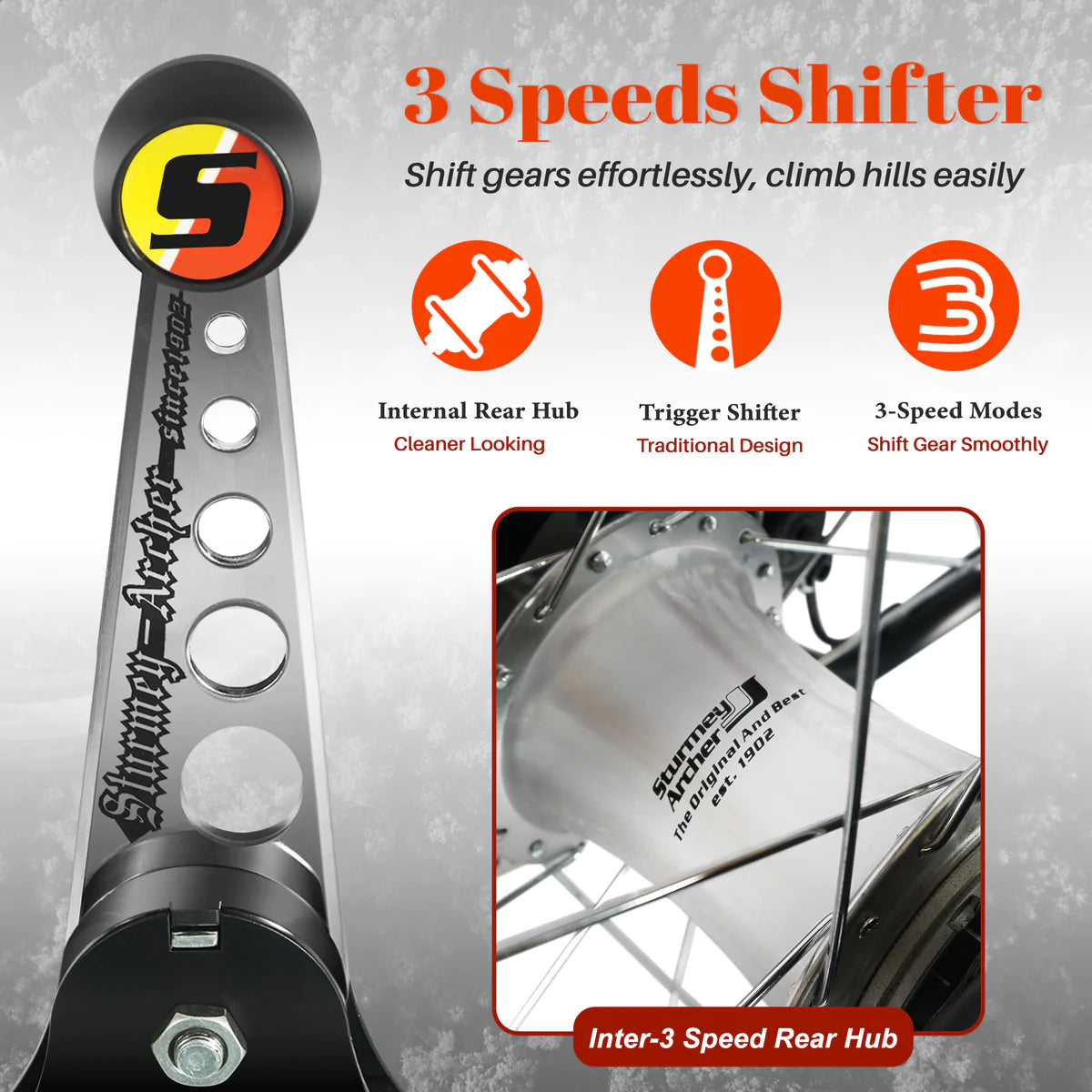 Siena Gts 3i Internal 3-speed | 3-speed | Fat Tire Bike | Cruiser Fat Tire Bike | Stretch Bike | Fat Tire | Bike Lover USA