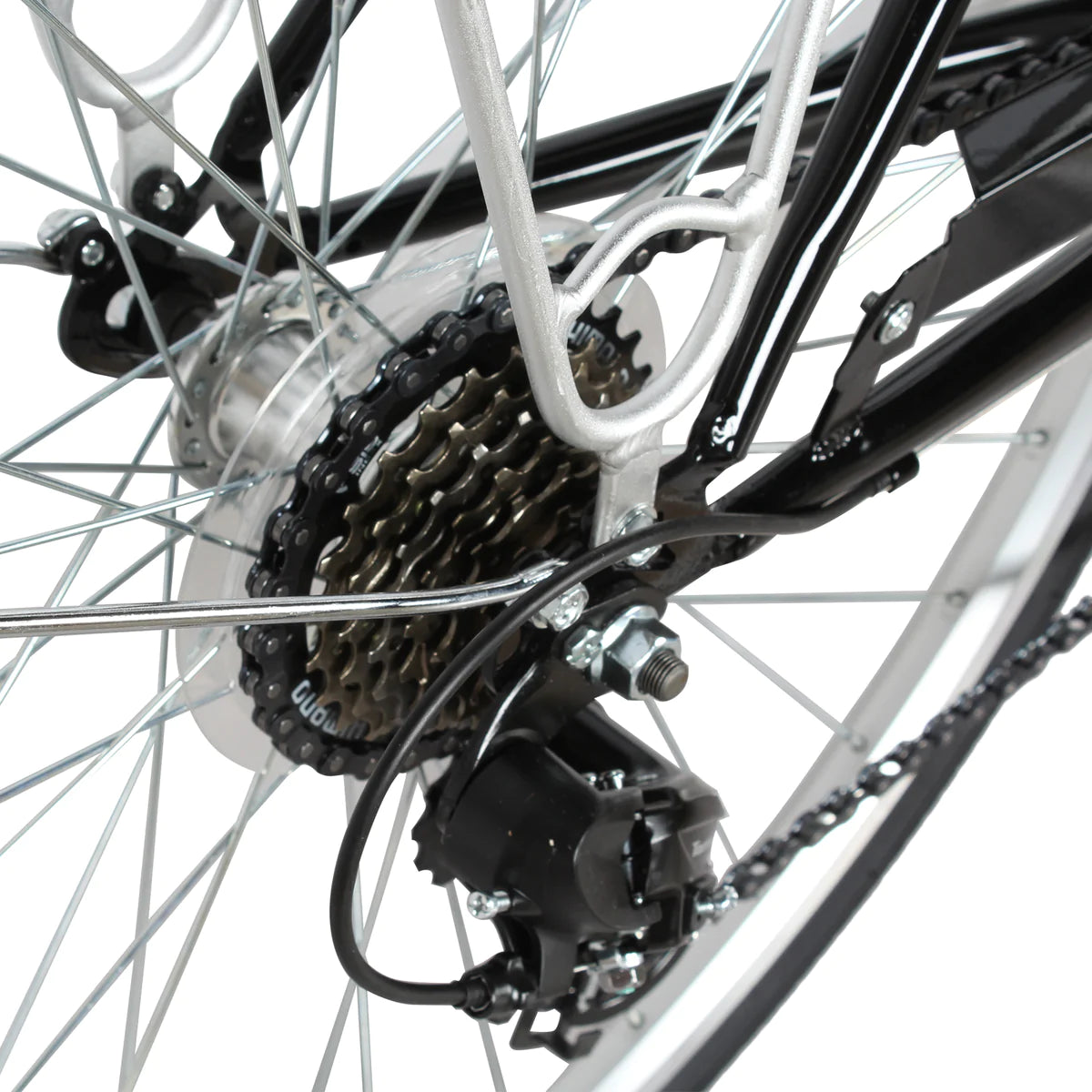 Tracer Osaka 700C Hybrid City Bikes - Shimano 7-Speed - Black | Road Bikes | Hybrid Bikes | City Bikes | 7-Speed | Bike Lover USA