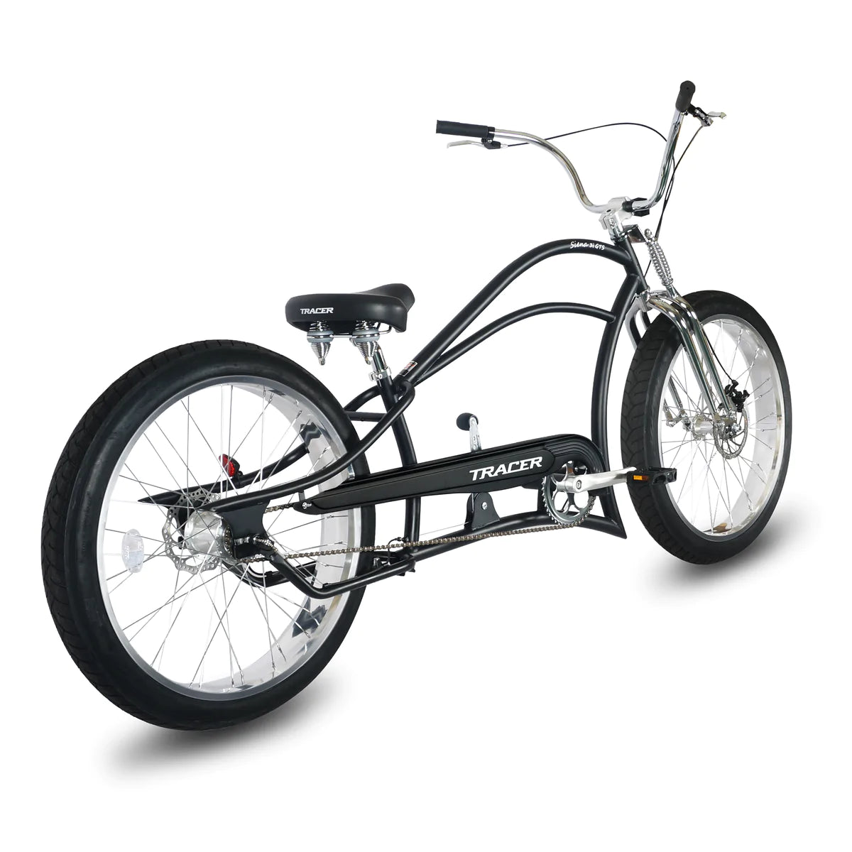 Tracer SIENA GTS 3i Internal 3-Speed Classical Stretch Beach Cruiser Bikes w/ Shifting Rod