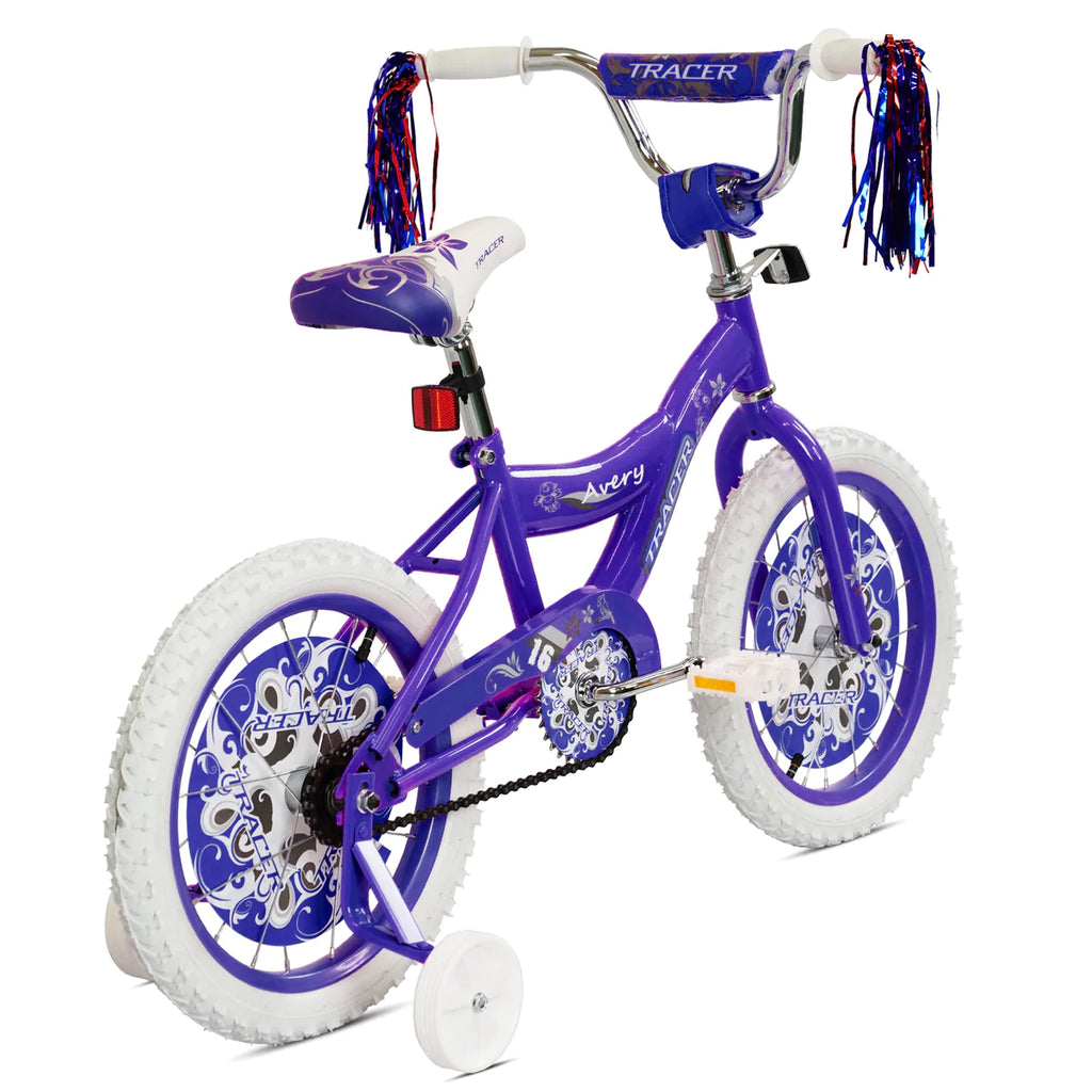 Tracer Avery 16 Inch Kids Bike - Purple | Kids Bike | Logan | Kid's BMX Bikes | Freestyle BMX Bikes | BMX Bike | Tracer Bike | Bike Lover USA