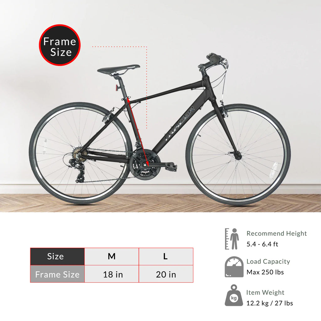 Tracer Braver Hybrid Road Bike | Bike Lover USA