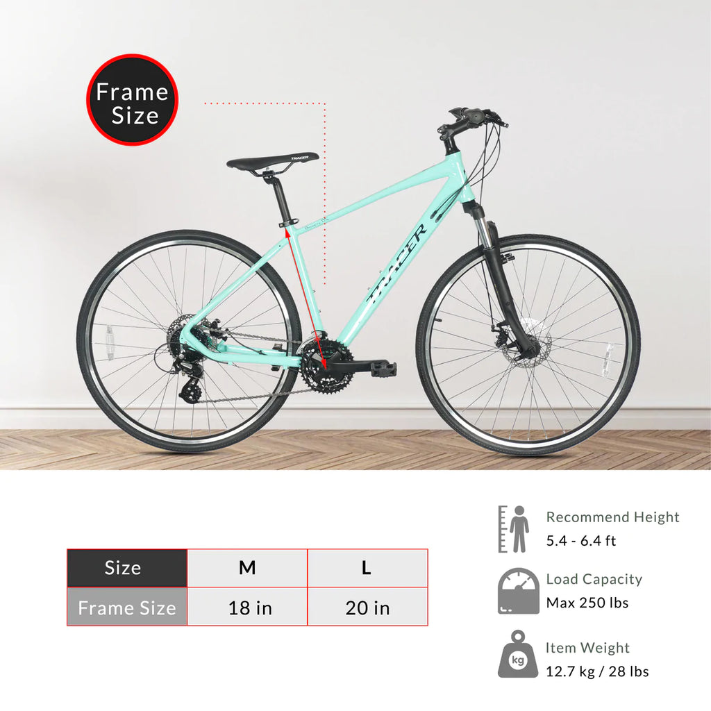 Tracer Bravery DX Hybrid City Bike | City Bike | Road Bike | Bike Lover USA