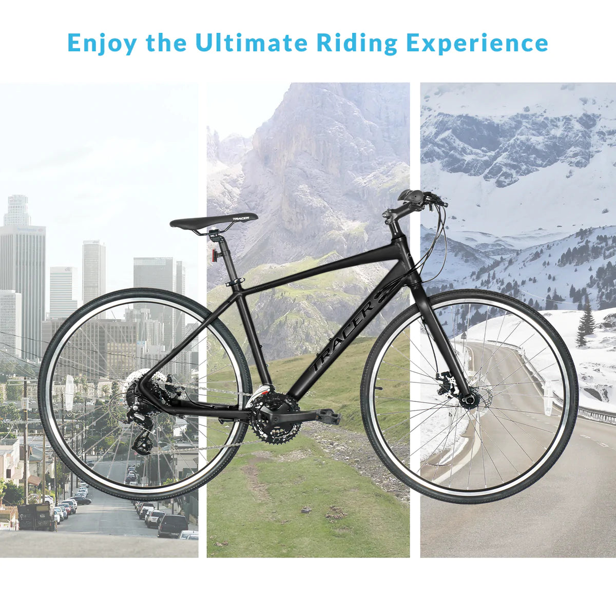 Tracer Bravery 24 Speed Hybrid Road Bike
