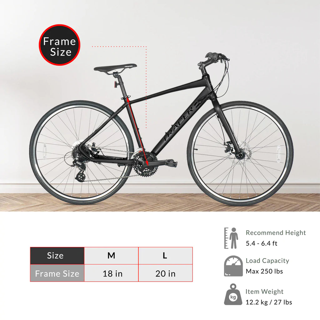Tracer Bravery Hybrid Road Bike | Bike Lover USA
