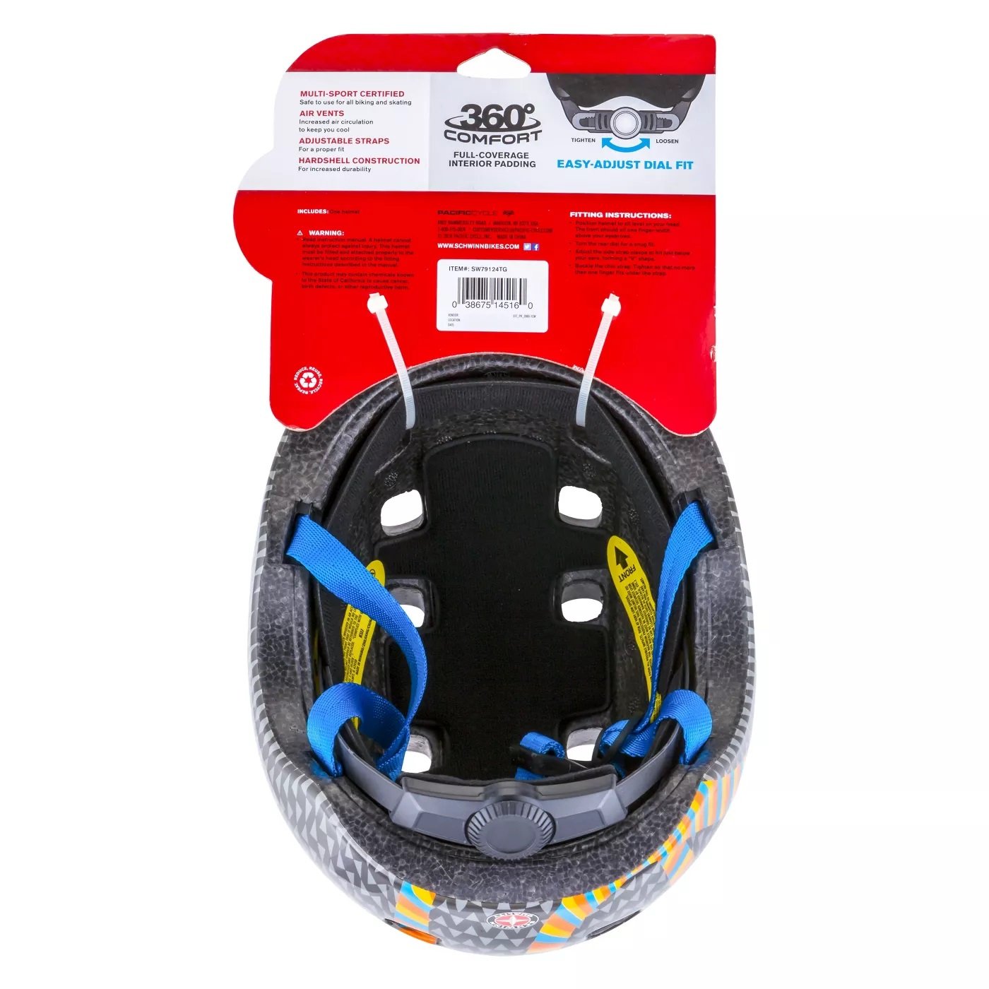 SCHWINN - Helmet - Burst 6pk