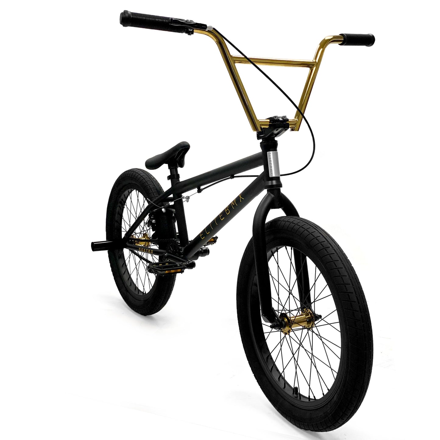 Destro BMX Bike - Black Gold | Elite BMX Destro Bikes | Desto Bike | Elite BMX Bike | BMX Bikes | Elite Bikes | Affordable Bikes | Affordable BMX Bikes | Bike Lovers USA
