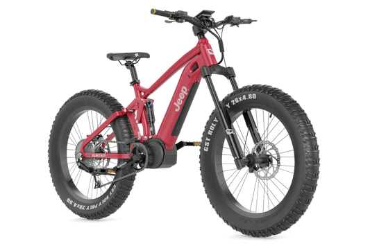 Quietkat Jeep E-Bike - Red | Electric Mountain Bike | Bike Lover USA