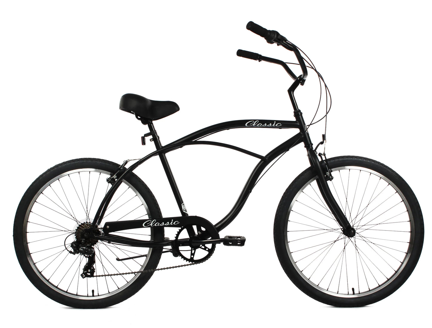 Golden Cycles - Classic Men - 7spd - Matte Black