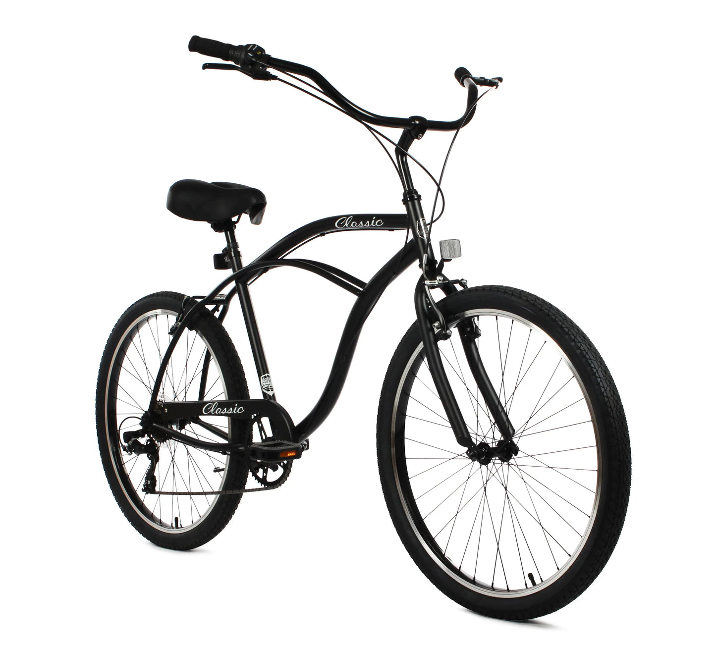 Golden Cycles - Classic Men - 7spd - Matte Black
