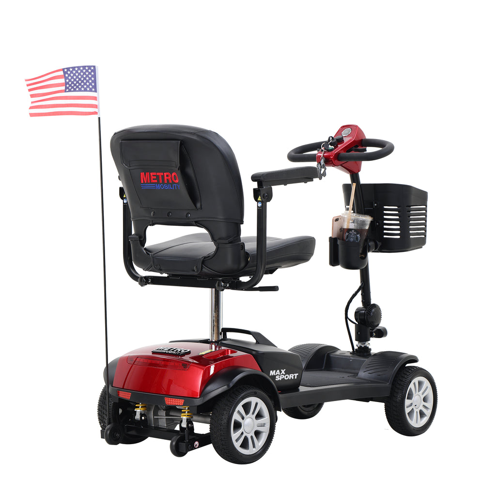 Metro Max Sport Mobility Scooter - Red