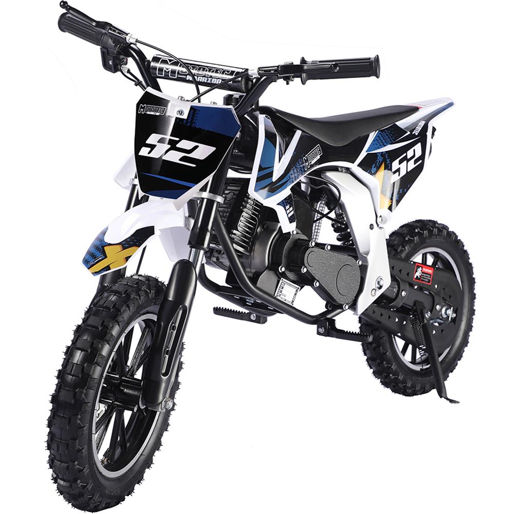 MotoTec Warrior 52cc 2-Stroke Kids Gas Dirt Bike