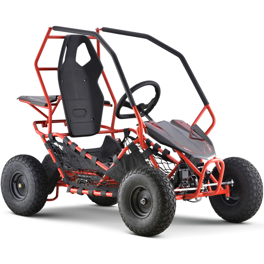 MotoTec Maverick 36v 1000w Go Kart - Red