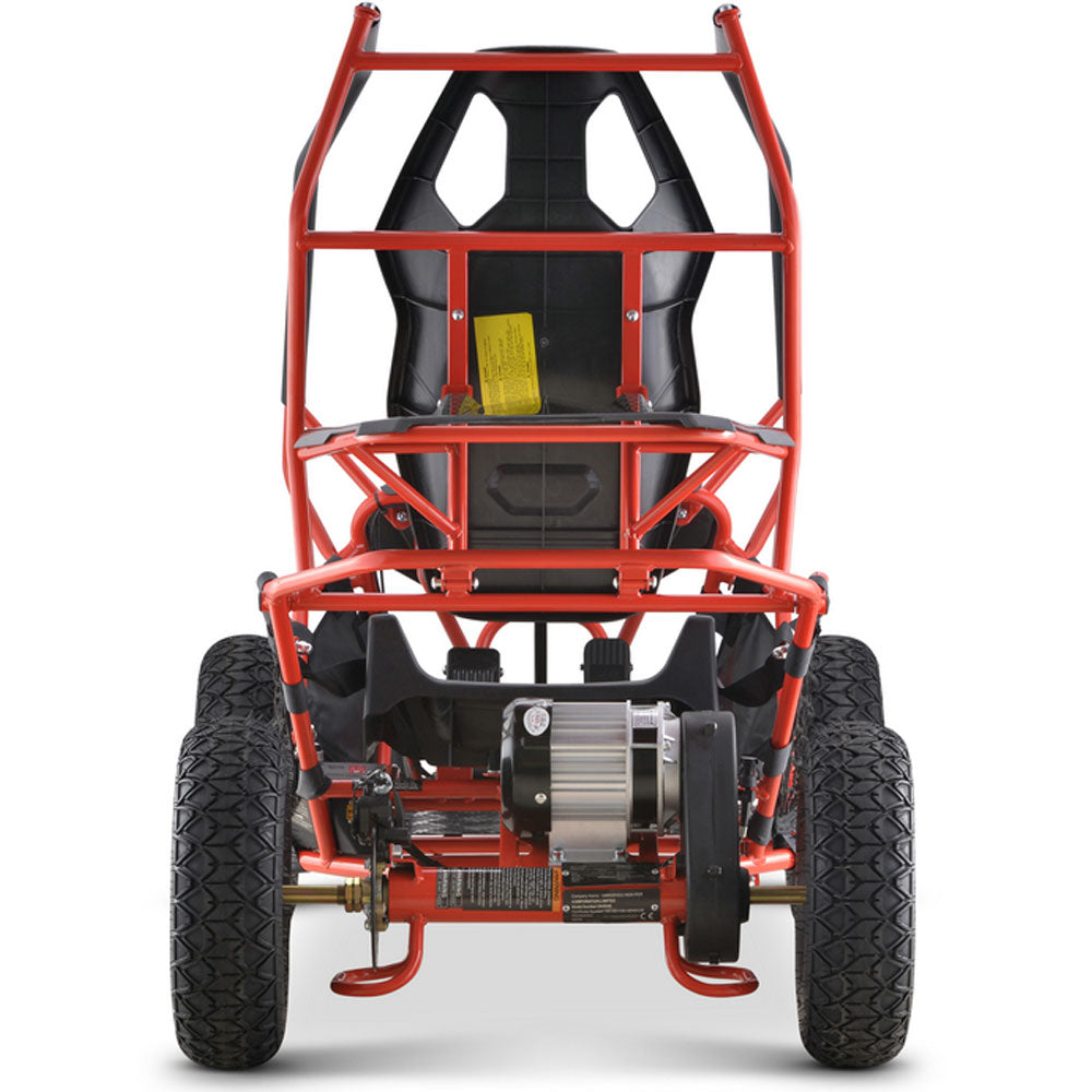MotoTec Maverick 36v 1000w Go Kart - Red