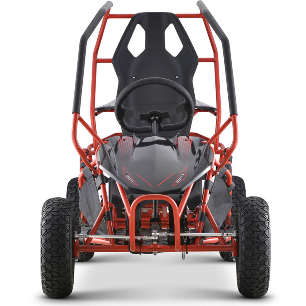 MotoTec Maverick 36v 1000w Go Kart - Red