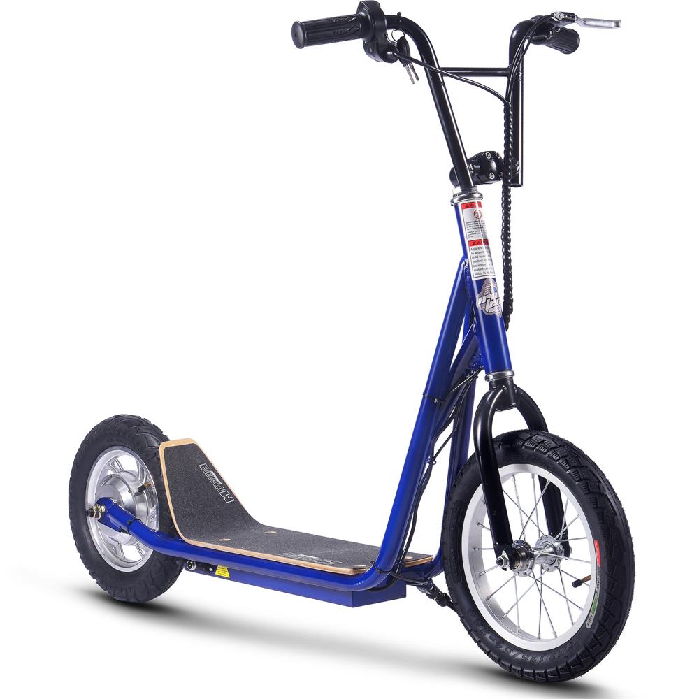 MotoTec Groove 36v 350w Big Wheel Lithium Electric Scooter - Blue