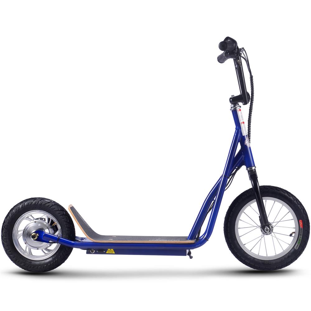 MotoTec Groove 36v 350w Big Wheel Lithium Electric Scooter - Blue