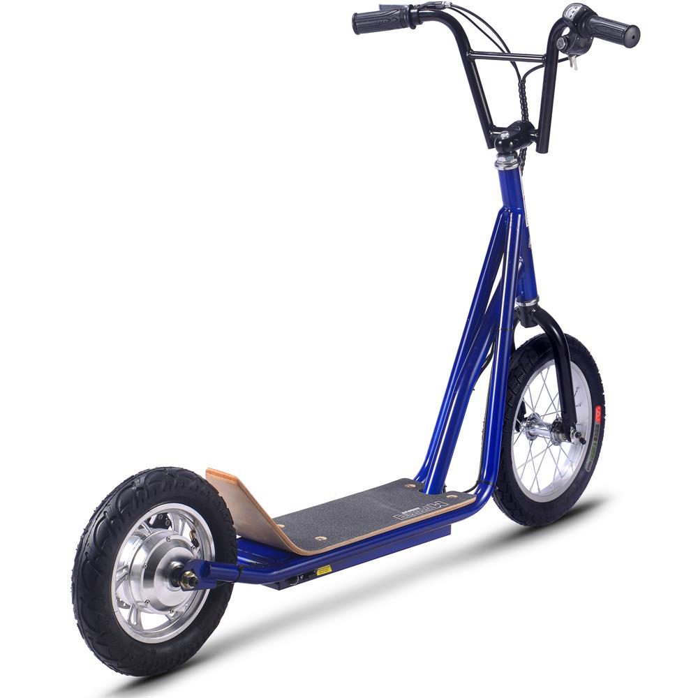 MotoTec Groove 36v 350w Big Wheel Lithium Electric Scooter - Blue