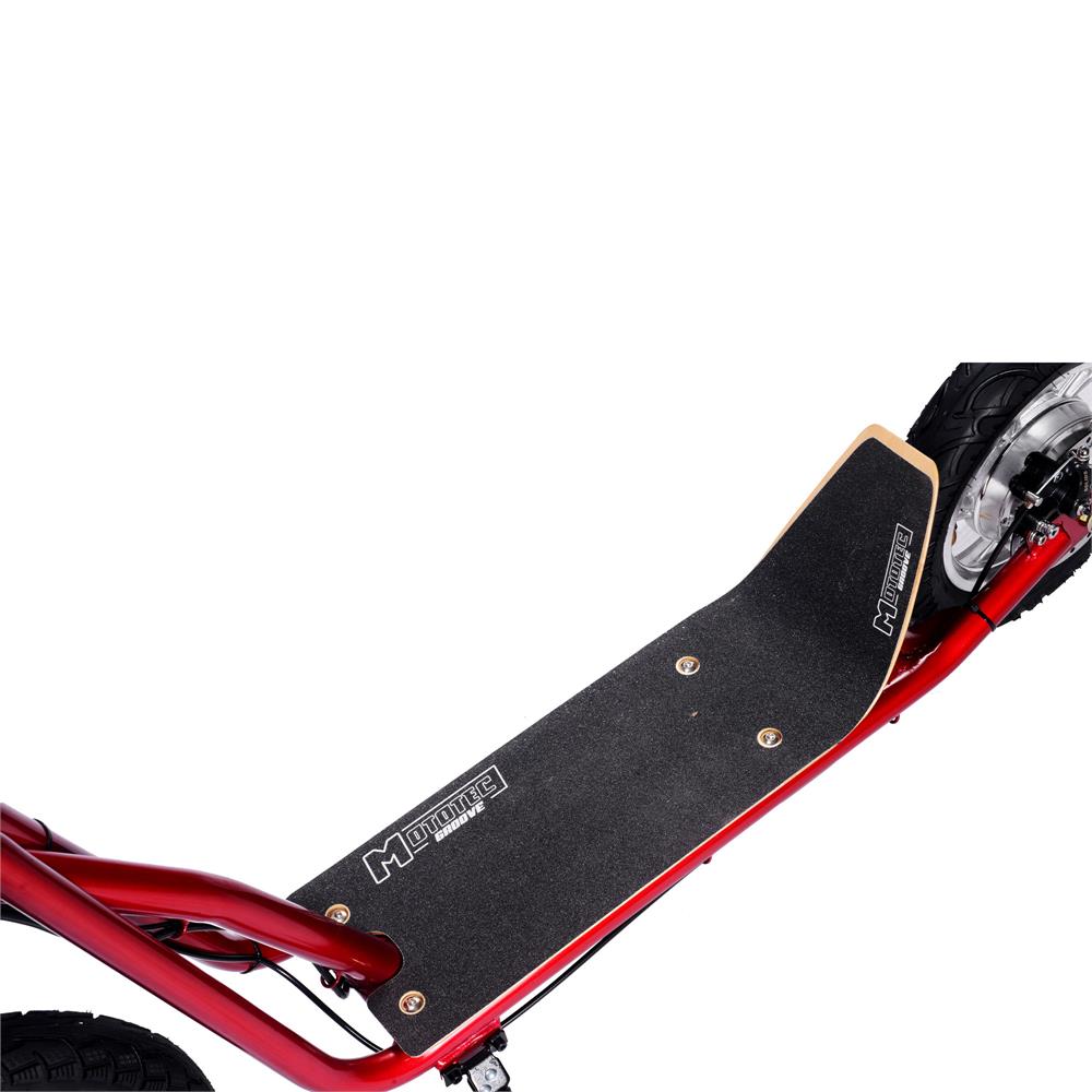 MotoTec Groove 36v 350w Big Wheel Lithium Electric Scooter - Red