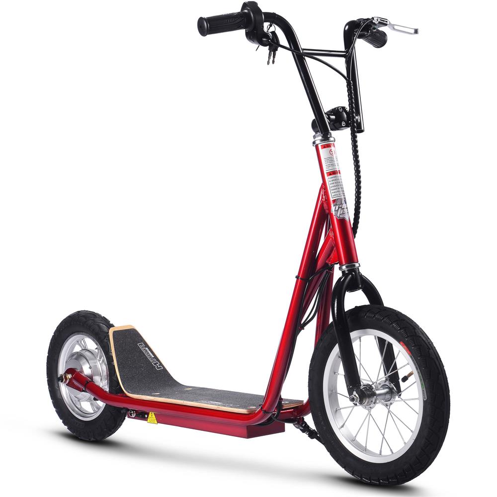 MotoTec Groove 36v 350w Big Wheel Lithium Electric Scooter - Red