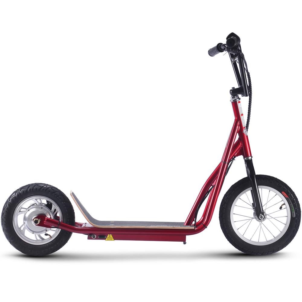 MotoTec Groove 36v 350w Big Wheel Lithium Electric Scooter - Red