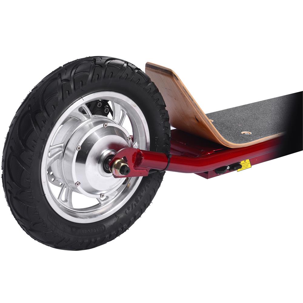 MotoTec Groove 36v 350w Big Wheel Lithium Electric Scooter - Red