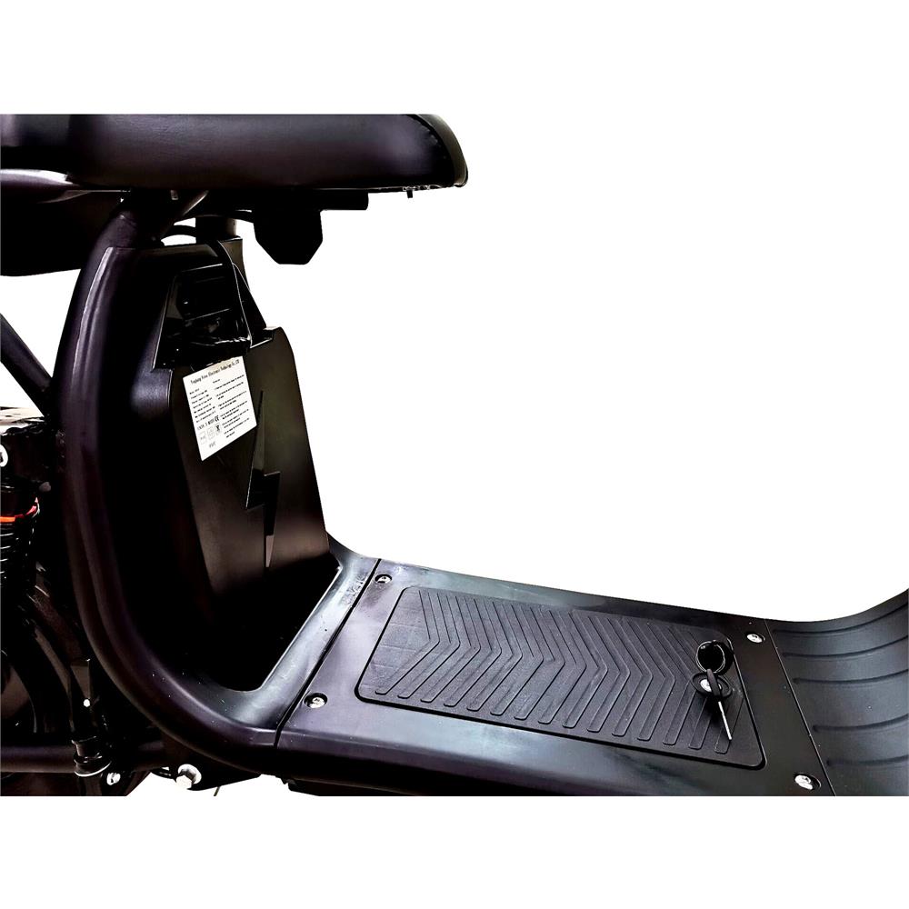MotoTec Knockout 60v 2000w Lithium Electric Scooter Black
