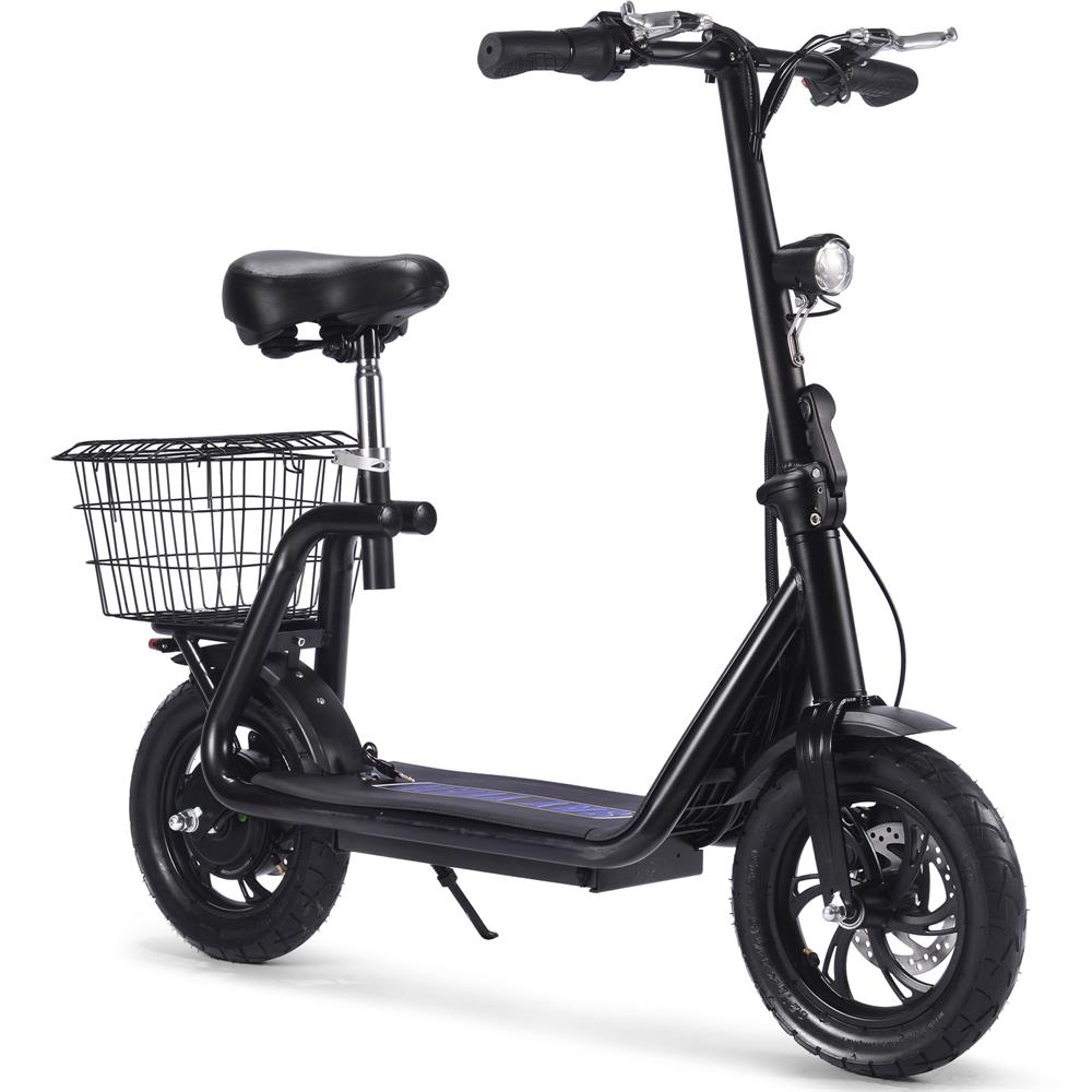 MotoTec Metro 36v 350w Lithium Electric Scooter - Black