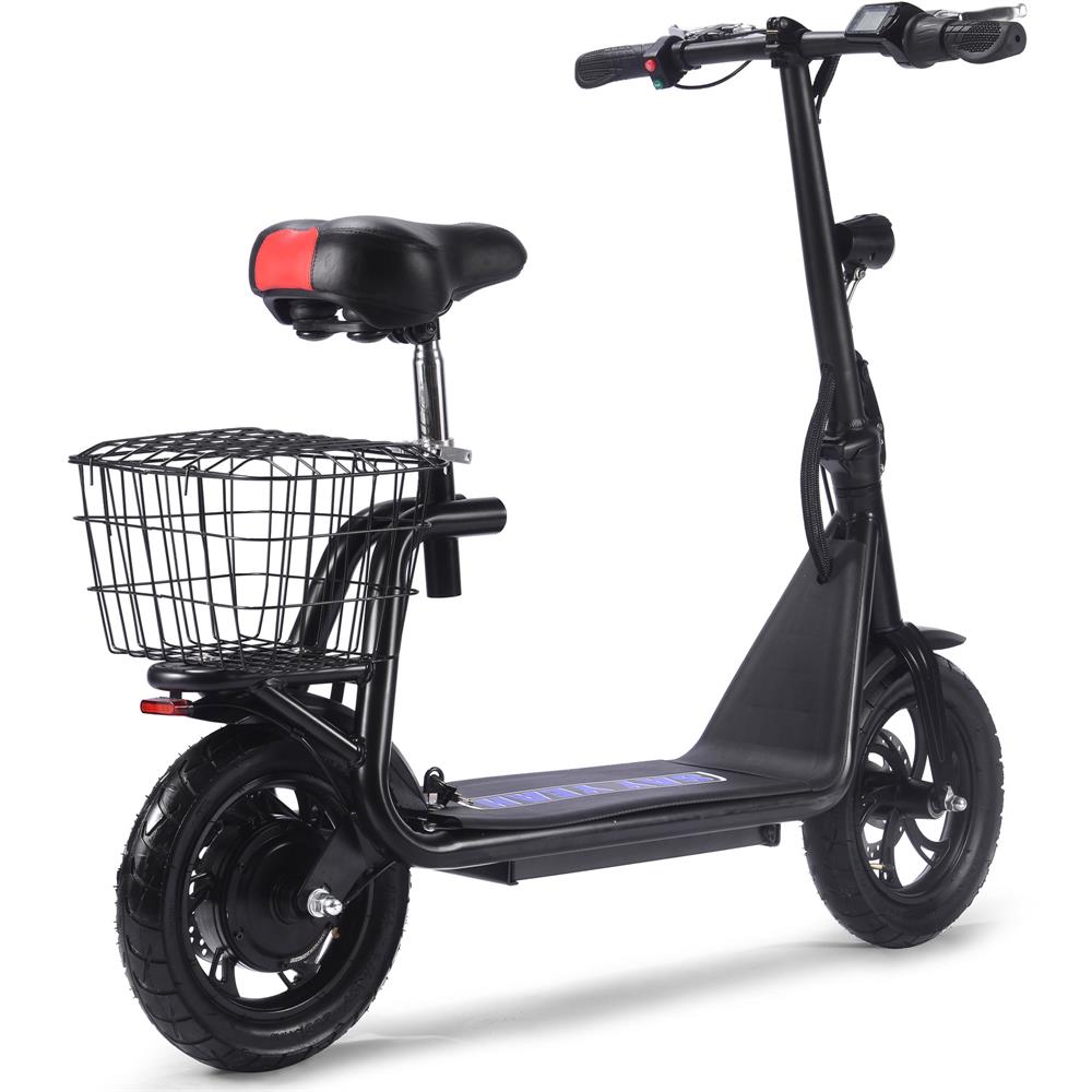 MotoTec Metro 36v 350w Lithium Electric Scooter - Black