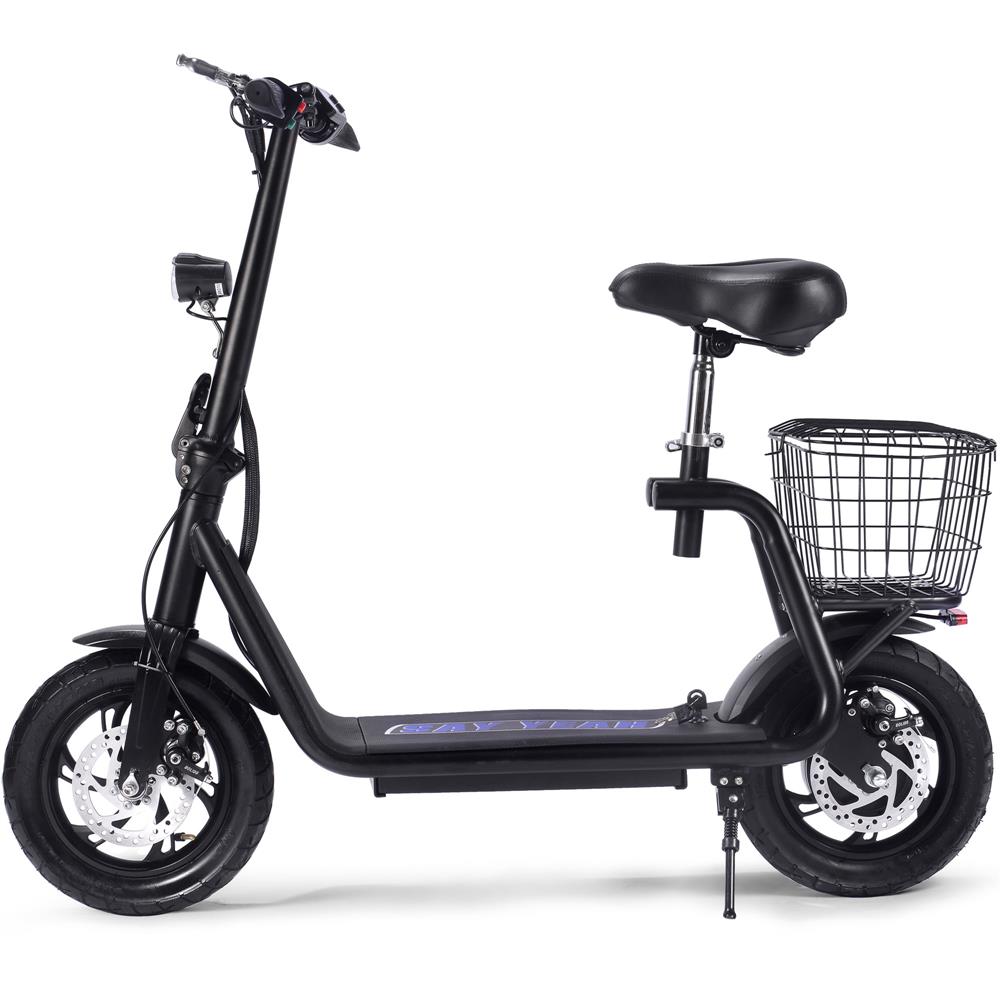 MotoTec Metro 36v 350w Lithium Electric Scooter - Black