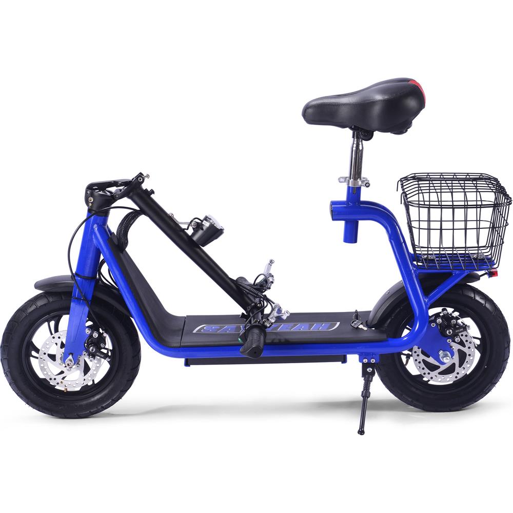 MotoTec Metro 36v 350w Lithium Electric Scooter - Blue