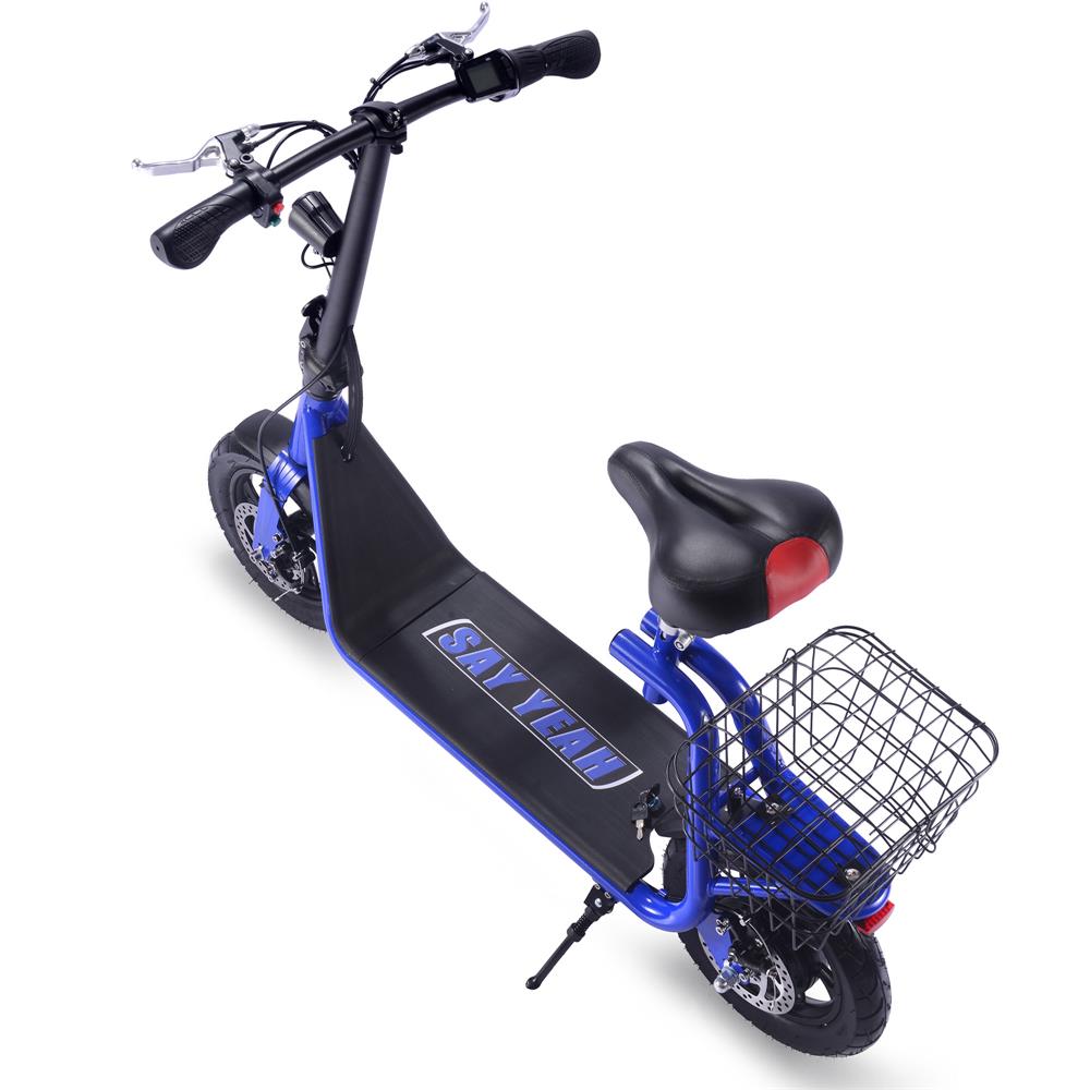 MotoTec Metro 36v 350w Lithium Electric Scooter - Blue